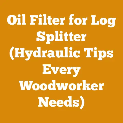 Oil Filter for Log Splitter (Hydraulic Tips Every Woodworker Needs)