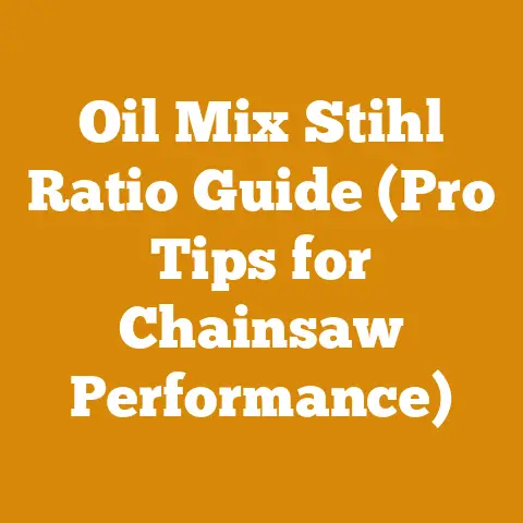 Oil Mix Stihl Ratio Guide (Pro Tips for Chainsaw Performance)