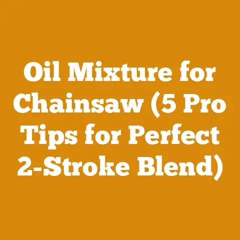 Oil Mixture for Chainsaw (5 Pro Tips for Perfect 2-Stroke Blend)