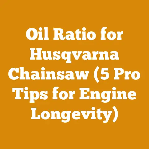 Oil Ratio for Husqvarna Chainsaw (5 Pro Tips for Engine Longevity)