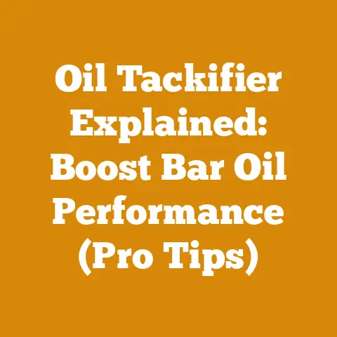 Oil Tackifier Explained: Boost Bar Oil Performance (Pro Tips)