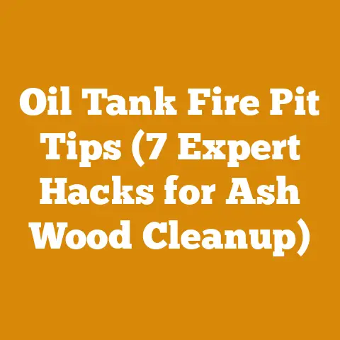 Oil Tank Fire Pit Tips (7 Expert Hacks for Ash Wood Cleanup)