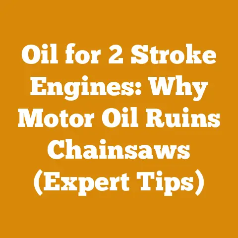 Oil for 2 Stroke Engines: Why Motor Oil Ruins Chainsaws (Expert Tips)