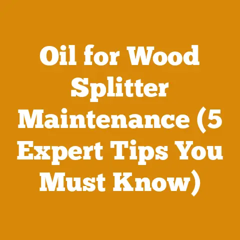Oil for Wood Splitter Maintenance (5 Expert Tips You Must Know)