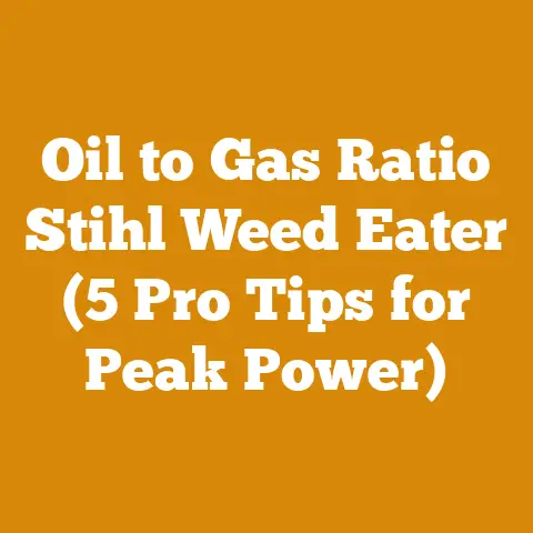 Oil to Gas Ratio Stihl Weed Eater (5 Pro Tips for Peak Power)