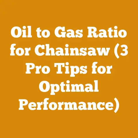 Oil to Gas Ratio for Chainsaw (3 Pro Tips for Optimal Performance)