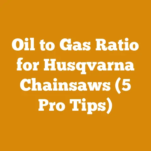 Oil to Gas Ratio for Husqvarna Chainsaws (5 Pro Tips)
