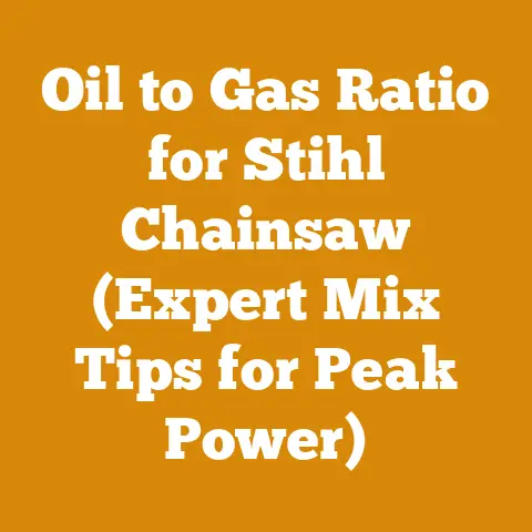Oil to Gas Ratio for Stihl Chainsaw (Expert Mix Tips for Peak Power)