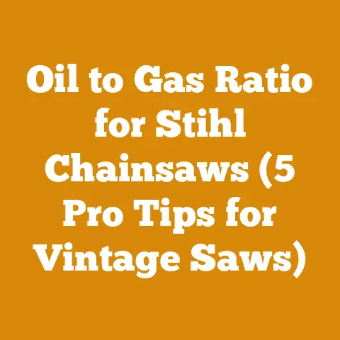 Oil to Gas Ratio for Stihl Chainsaws (5 Pro Tips for Vintage Saws)