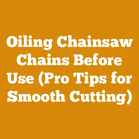 Oiling Chainsaw Chains Before Use (Pro Tips for Smooth Cutting)
