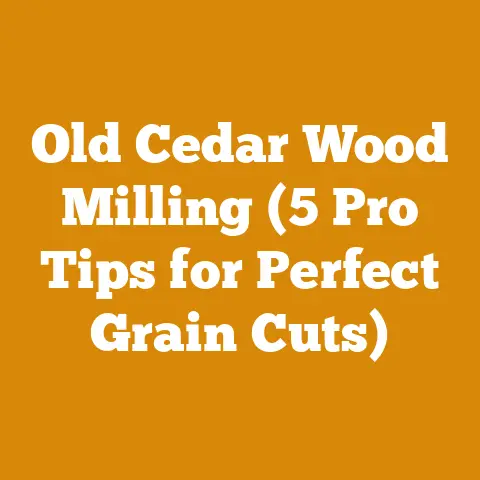Old Cedar Wood Milling (5 Pro Tips for Perfect Grain Cuts)