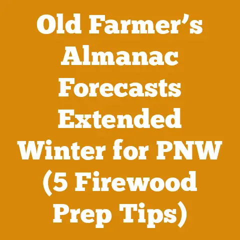 Old Farmer’s Almanac Forecasts Extended Winter for PNW (5 Firewood Prep Tips)
