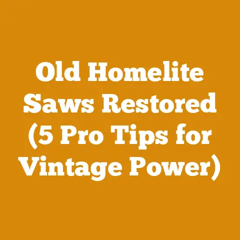Old Homelite Saws Restored (5 Pro Tips for Vintage Power)
