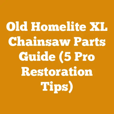 Old Homelite XL Chainsaw Parts Guide (5 Pro Restoration Tips)