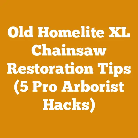 Old Homelite XL Chainsaw Restoration Tips (5 Pro Arborist Hacks)