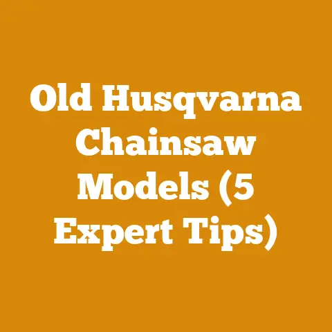 Old Husqvarna Chainsaw Models (5 Expert Tips)