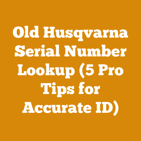 Old Husqvarna Serial Number Lookup (5 Pro Tips for Accurate ID)