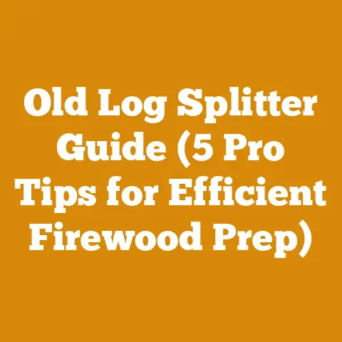 Old Log Splitter Guide (5 Pro Tips for Efficient Firewood Prep)