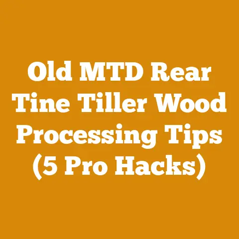 Old MTD Rear Tine Tiller Wood Processing Tips (5 Pro Hacks)