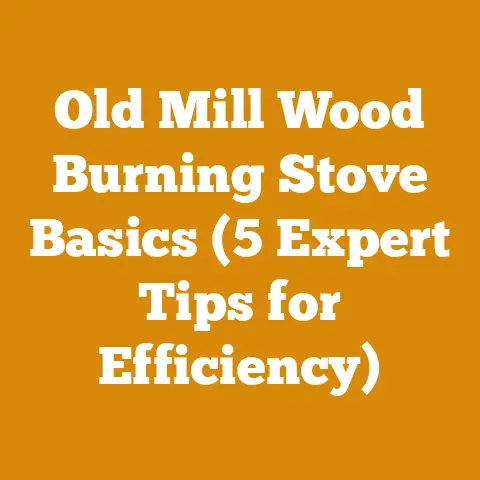 Old Mill Wood Burning Stove Basics (5 Expert Tips for Efficiency)