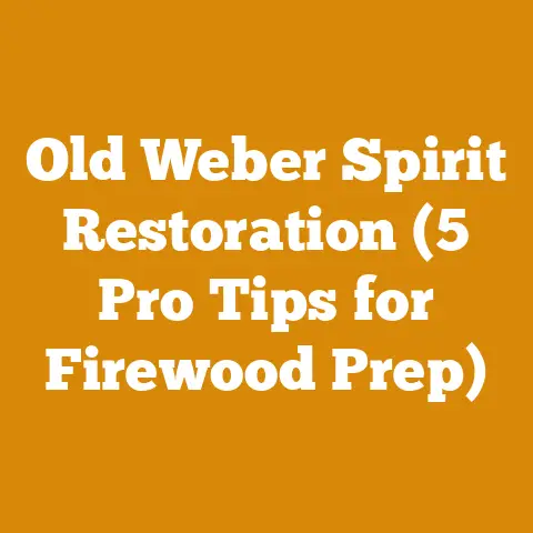 Old Weber Spirit Restoration (5 Pro Tips for Firewood Prep)