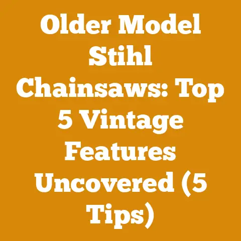Older Model Stihl Chainsaws: Top 5 Vintage Features Uncovered (5 Tips)