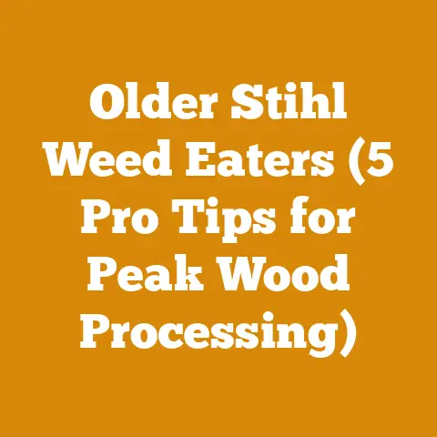 Older Stihl Weed Eaters (5 Pro Tips for Peak Wood Processing)
