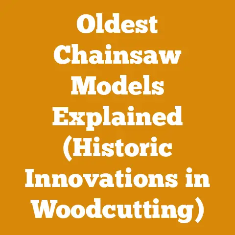 Oldest Chainsaw Models Explained (Historic Innovations in Woodcutting)