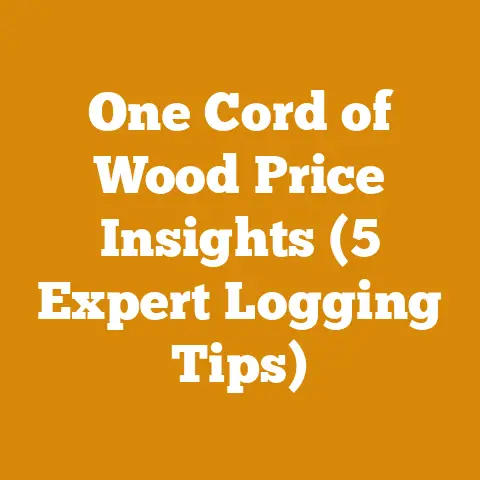 One Cord of Wood Price Insights (5 Expert Logging Tips)