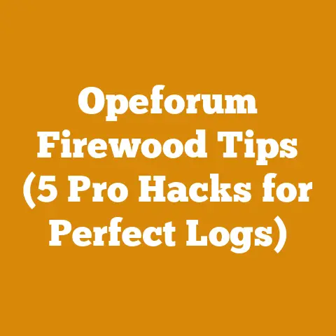 Opeforum Firewood Tips (5 Pro Hacks for Perfect Logs)
