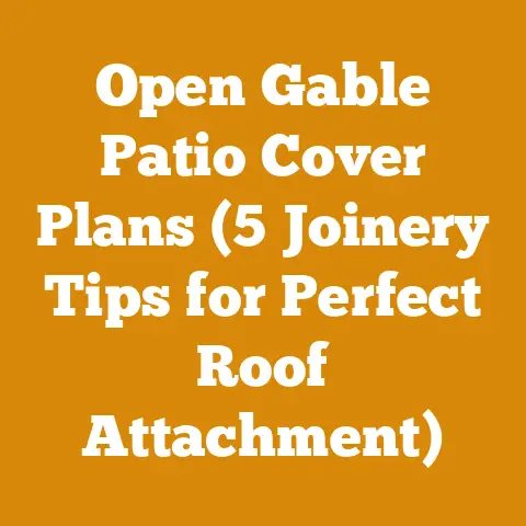 Open Gable Patio Cover Plans (5 Joinery Tips for Perfect Roof Attachment)