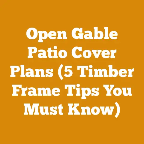 Open Gable Patio Cover Plans (5 Timber Frame Tips You Must Know)
