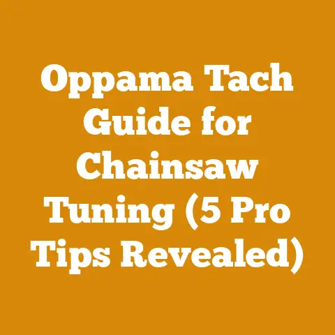Oppama Tach Guide for Chainsaw Tuning (5 Pro Tips Revealed)