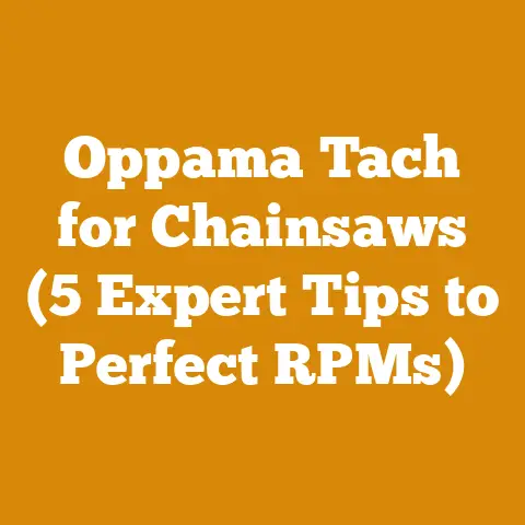Oppama Tach for Chainsaws (5 Expert Tips to Perfect RPMs)