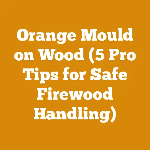Orange Mould on Wood (5 Pro Tips for Safe Firewood Handling)
