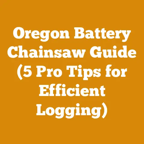 Oregon Battery Chainsaw Guide (5 Pro Tips for Efficient Logging)
