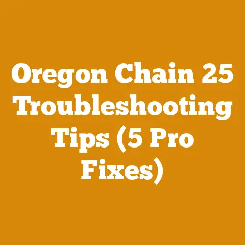 Oregon Chain 25 Troubleshooting Tips (5 Pro Fixes)