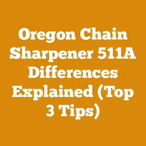 Oregon Chain Sharpener 511A Differences Explained (Top 3 Tips)