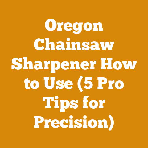 Oregon Chainsaw Sharpener How to Use (5 Pro Tips for Precision)