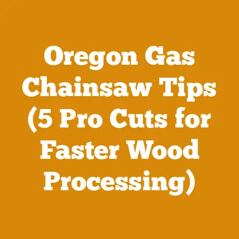 Oregon Gas Chainsaw Tips (5 Pro Cuts for Faster Wood Processing)