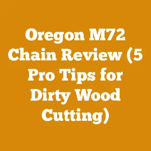 Oregon M72 Chain Review (5 Pro Tips for Dirty Wood Cutting)