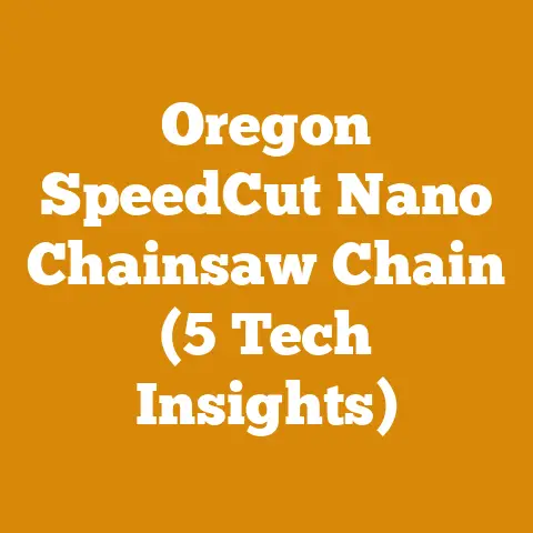 Oregon SpeedCut Nano Chainsaw Chain (5 Tech Insights)