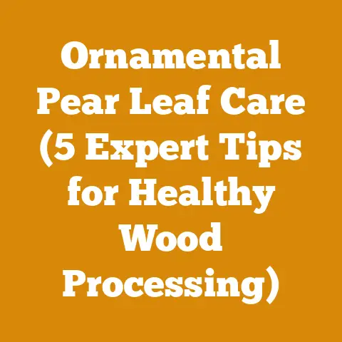 Ornamental Pear Leaf Care (5 Expert Tips for Healthy Wood Processing)