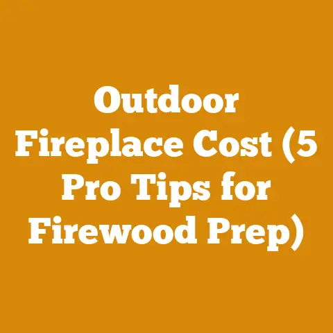 Outdoor Fireplace Cost (5 Pro Tips for Firewood Prep)