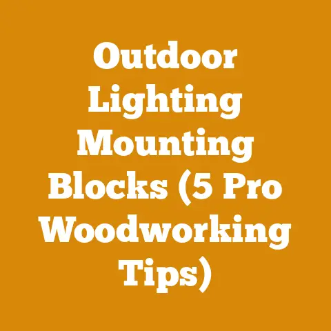 Outdoor Lighting Mounting Blocks (5 Pro Woodworking Tips)