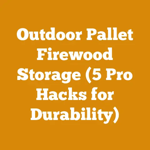 Outdoor Pallet Firewood Storage (5 Pro Hacks for Durability)