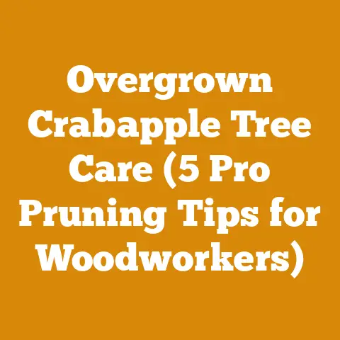 Overgrown Crabapple Tree Care (5 Pro Pruning Tips for Woodworkers)