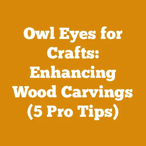 Owl Eyes for Crafts: Enhancing Wood Carvings (5 Pro Tips)