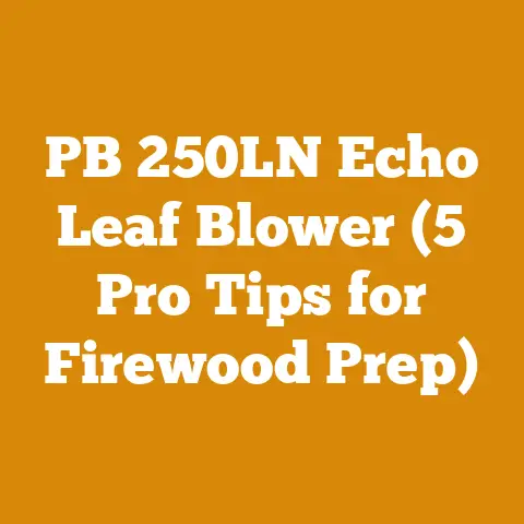 PB 250LN Echo Leaf Blower (5 Pro Tips for Firewood Prep)