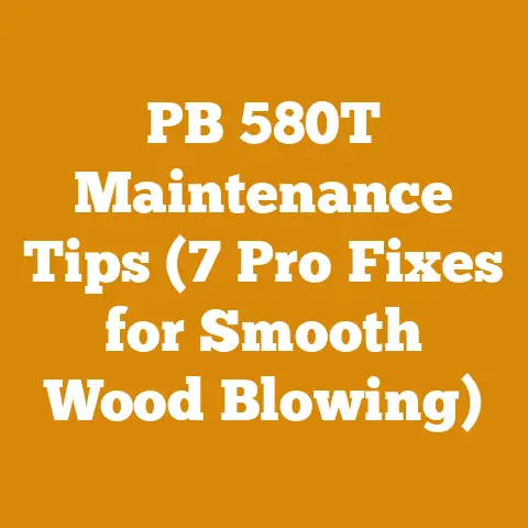 PB 580T Maintenance Tips (7 Pro Fixes for Smooth Wood Blowing)